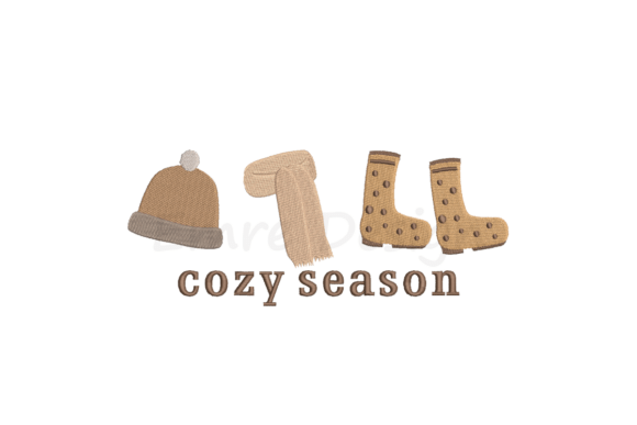 Autumn Cozy Season Embroidery Design