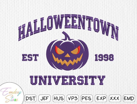 Halloweentown University Embroidery
