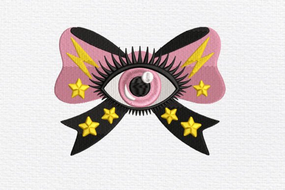 Magic Eye Bow Embroidery