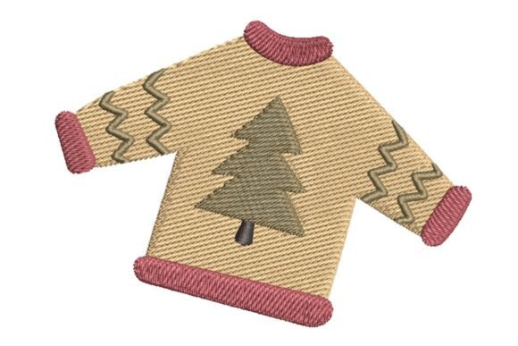 Ugly Christmas Sweater Embroidery Design